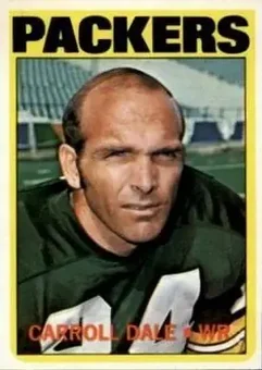 1972 Topps #304 - Carroll Dale - Green Bay Packers