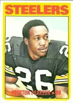 1972 Topps #306 - Preston Pearson - Pittsburgh Steelers