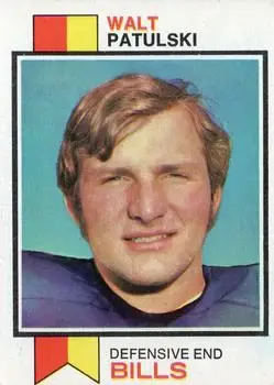 1973 Topps #293 - Walt Patulski - Buffalo Bills - Front