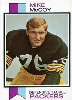 1973 Topps #296 - Mike McCoy - Green Bay Packers