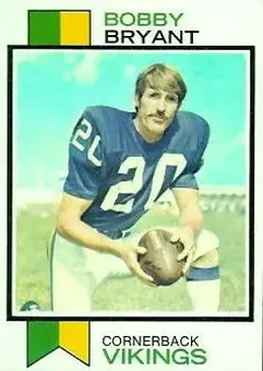 1973 Topps #298 - Bobby Bryant - Minnesota Vikings 1973 Topps #298 - Bobby Bryant - Minnesota Vikings