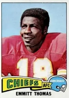 1975 Topps #340 - Emmitt Thomas - Kansas City Chiefs