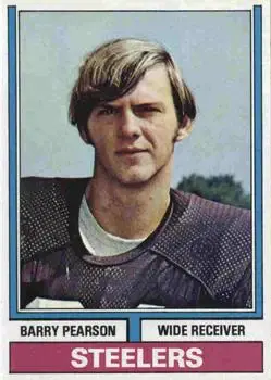 1974 Topps #356 - Barry Pearson - Pittsburgh Steelers