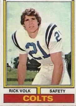 1974 Topps #360 - Rick Volk - Baltimore Colts