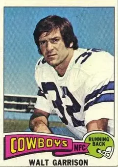 1975 Topps #341 - Walt Garrison - Dallas Cowboys