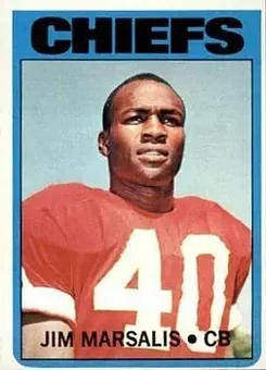 1972 Topps #312 - Jim Marsalis - Kansas City Chiefs