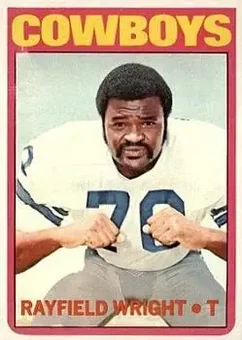 1972 Topps #316 - Rayfield Wright - Dallas Cowboys