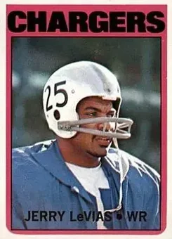 1972 Topps #317 - Jerry LeVias - San Diego Chargers