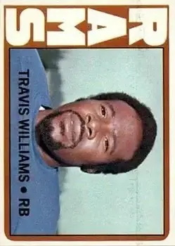 1972 Topps #318 - Travis Williams - Los Angeles Rams - Front 1972 Topps #318 - Travis Williams - Los Angeles Rams - Front