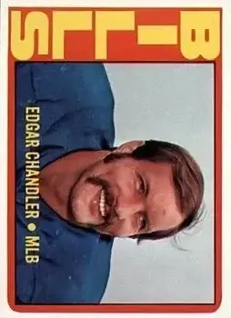 1972 Topps #319 - Edgar Chandler - Buffalo Bills - Front