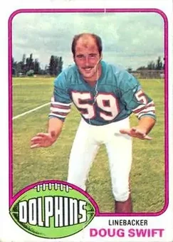 1976 Topps #352 - Doug Swift - Miami Dolphins