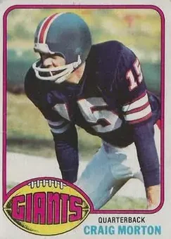 1976 Topps #354 - Craig Morton - New York Giants