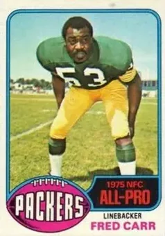 1976 Topps #360 - Fred Carr - Green Bay Packers
