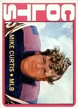 1972 Topps #326 - Mike Curtis - Baltimore Colts