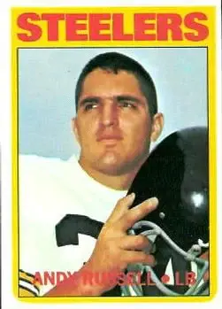1972 Topps #330 - Andy Russell - Pittsburgh Steelers 1972 Topps #330 - Andy Russell - Pittsburgh Steelers