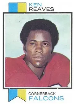 1973 Topps #308 - Ken Reaves - Atlanta Falcons
