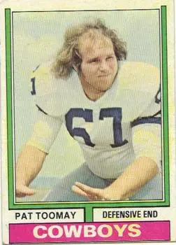 1974 Topps #361 - Pat Toomay - Dallas Cowboys - Front