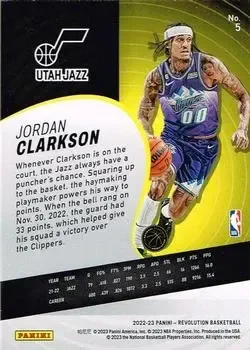 Back of Jordan Clarkson