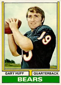 1974 Topps #367 - Gary Huff - Chicago Bears