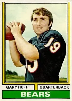 1974 Topps #367 - Gary Huff - Chicago Bears