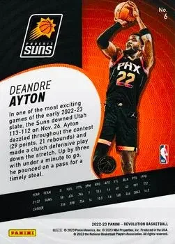 Back of Deandre Ayton