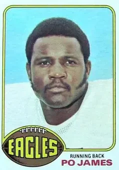 1976 Topps #361 - Po James - Philadelphia Eagles