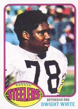 1976 Topps #365 - Dwight White - Pittsburgh Steelers