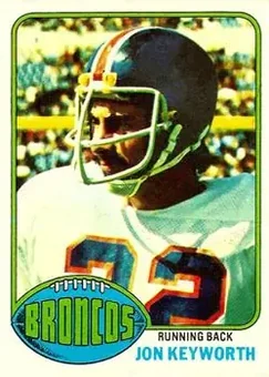1976 Topps #367 - Jon Keyworth - Denver Broncos