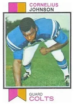 1973 Topps #314 - Cornelius Johnson - Baltimore Colts