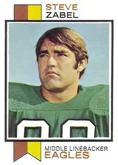 1973 Topps #317 - Steve Zabel - Philadelphia Eagles