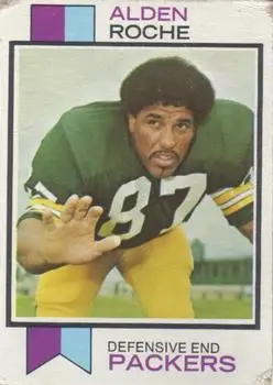 1973 Topps #318 - Alden Roche - Green Bay Packers - Front