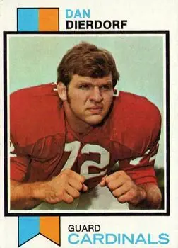 1973 Topps #322 - Dan Dierdorf - St. Louis Cardinals