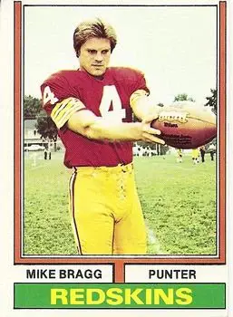 1974 Topps #371 - Mike Bragg - Washington Redskins