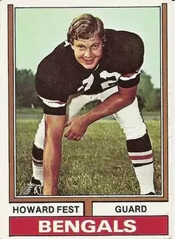 1974 Topps #373 - Howard Fest - Cincinnati Bengals