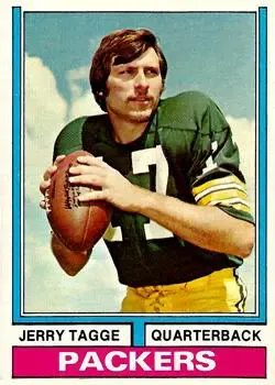 1974 Topps #374 - Jerry Tagge - Green Bay Packers - Front