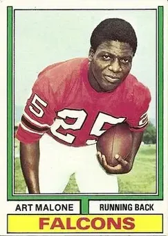 1974 Topps #375 - Art Malone - Atlanta Falcons