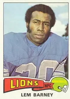 1975 Topps #365 - Lem Barney - Detroit Lions 1975 Topps #365 - Lem Barney - Detroit Lions