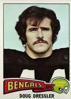 1975 Topps #366 - Doug Dressler - Cincinnati Bengals - Front 1975 Topps #366 - Doug Dressler - Cincinnati Bengals - Front
