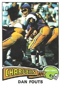 1975 Topps #367 - Dan Fouts - San Diego Chargers