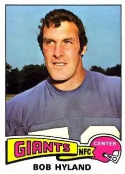 1975 Topps #368 - Bob Hyland - New York Giants - Front
