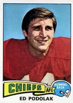 1975 Topps #373 - Ed Podolak - Kansas City Chiefs