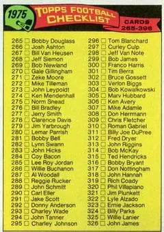 1975 Topps #376 - Card #376