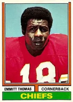1974 Topps #381 - Emmitt Thomas - Kansas City Chiefs