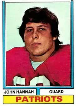 1974 Topps #383 - John Hannah - New England Patriots