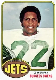 1976 Topps #378 - Burgess Owens - New York Jets