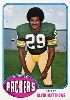 1976 Topps #379 - Al Matthews - Green Bay Packers - Front