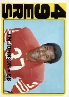 1972 Topps #332 - Jim Johnson - San Francisco 49ers