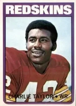 1972 Topps #334 - Charley Taylor - Washington Redskins
