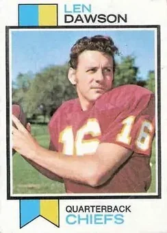1973 Topps #335 - Len Dawson - Kansas City Chiefs