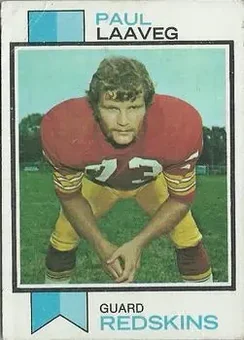 1973 Topps #339 - Paul Laaveg - Washington Redskins